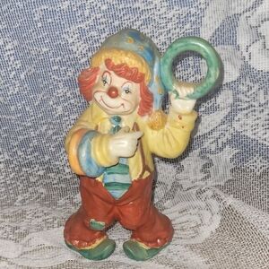 Vintage Colorful Clown Enesco